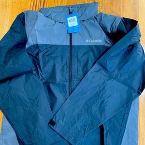 New Columbia Men’s waterproof raincoat with hood